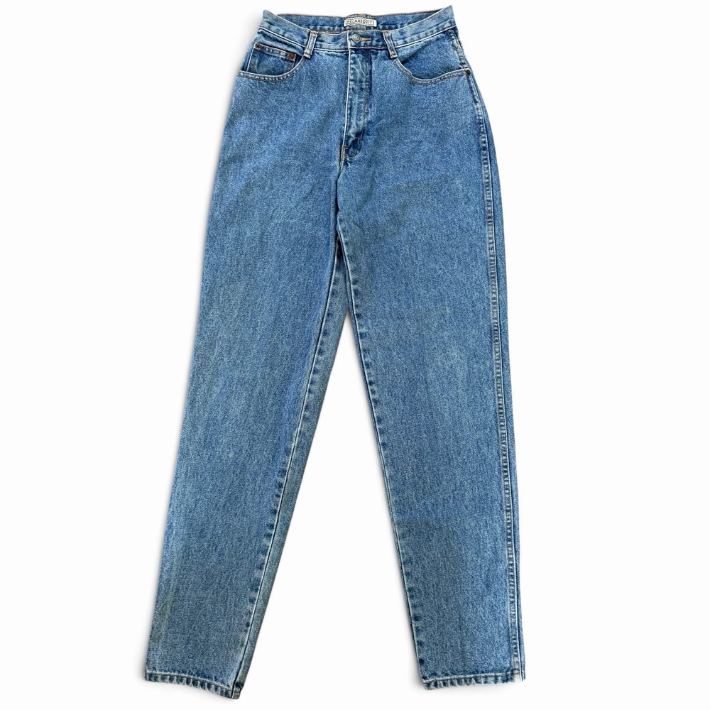 Nuovo County Seat Blue Jeans Womens High Waisted Size 9/10L 26x33 Tradwife Retro